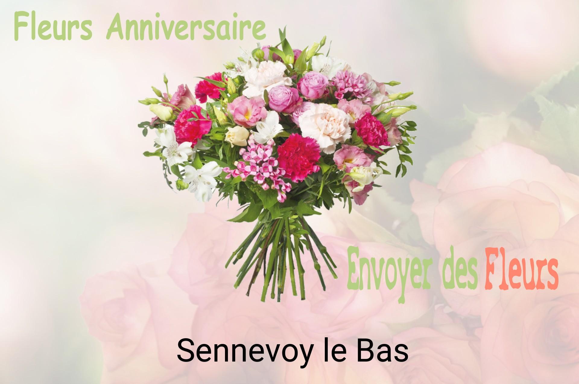 Bouquet de fleurs d’anniversaire livré à Sennevoy-le-Bas
